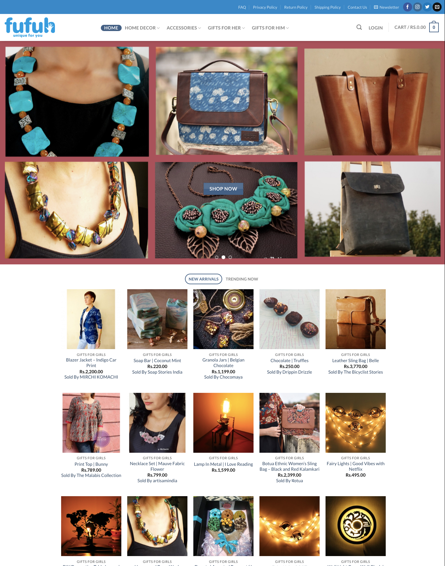 fufuh website design profile
