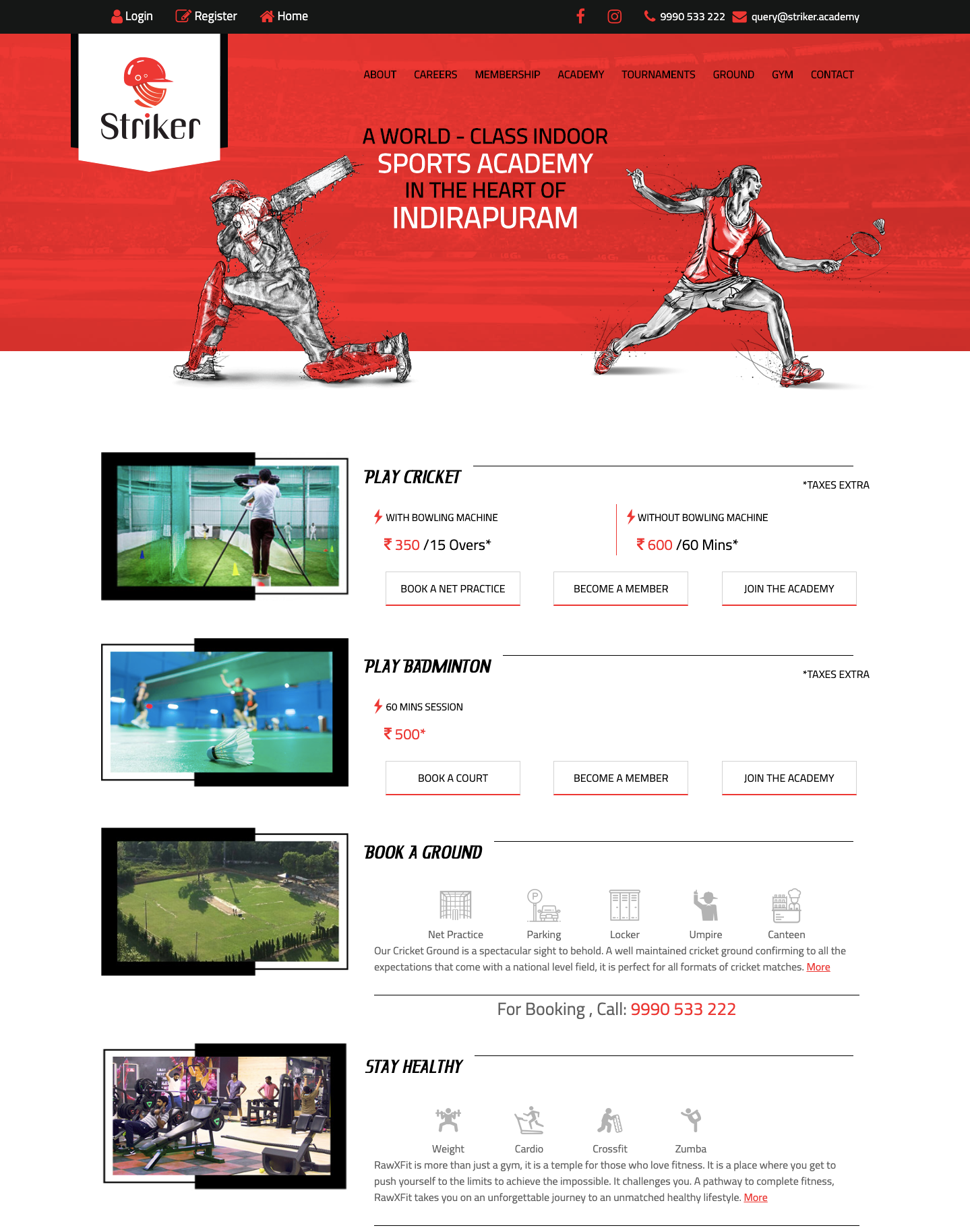 striker-academy portfolio